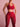 Bouquet Red Halter Bra